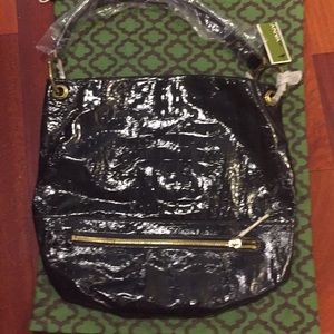 Yany Leather Hobo bag (black)